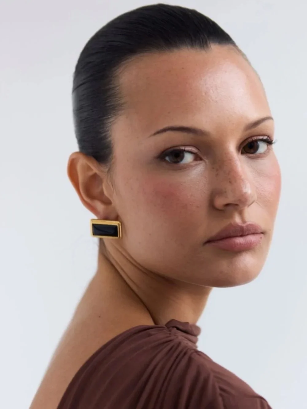 Heaven Mayhem Archer Rectangle Earrings